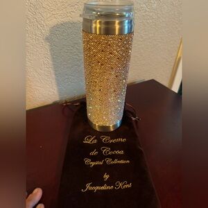 NWT Jacqueline Kent Champagne Rhinestone Tumbler